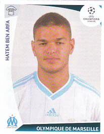 Hatem Ben Arfa Olympique Marseille samolepka UEFA Champions League 2009/10 #187